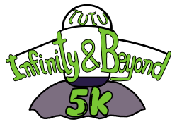 Tutu Infinity and Beyond 5K Logo