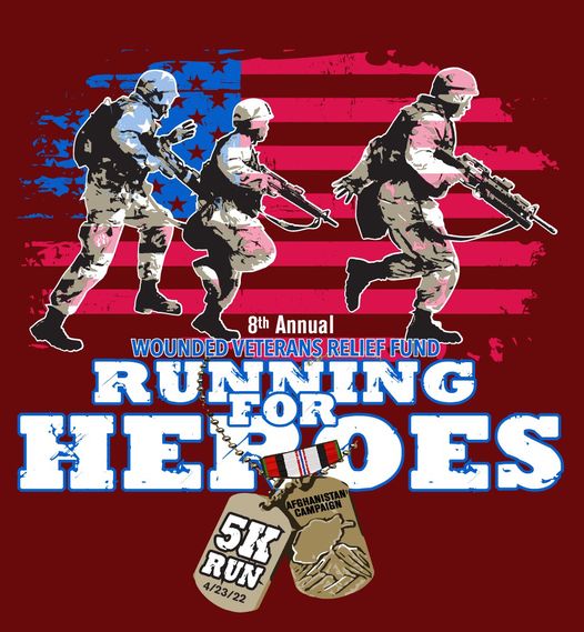 Running For Heroes 2022 Logo